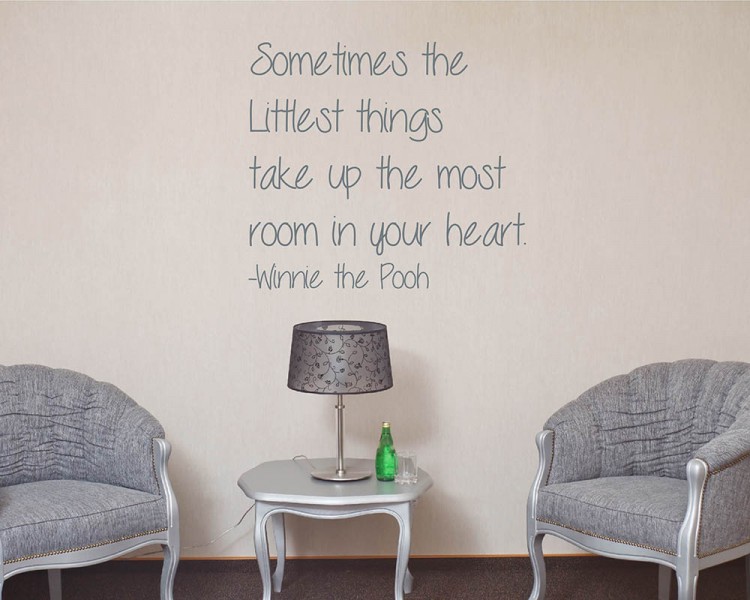 Sometimes the Littest Things Quotes Wall Decal Sometimes the Littest Things Quotes Wall Decal